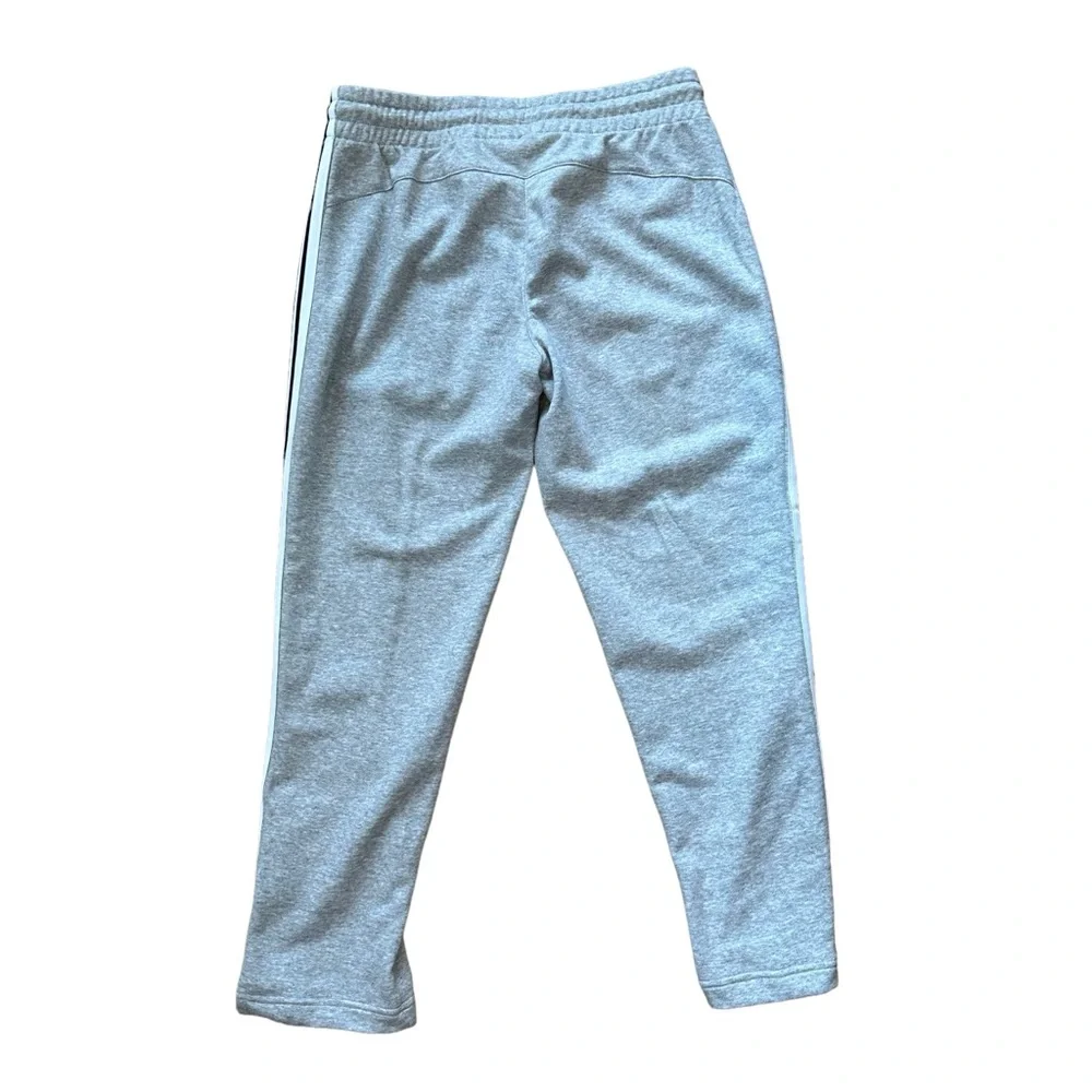 Women’s Adidas Sweat Pant Pocketed Gray 3 Stripes Size Small S - Picture 5 of 7